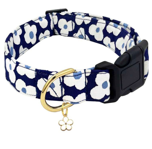 🌼 Floral Adjustable Dog Collar