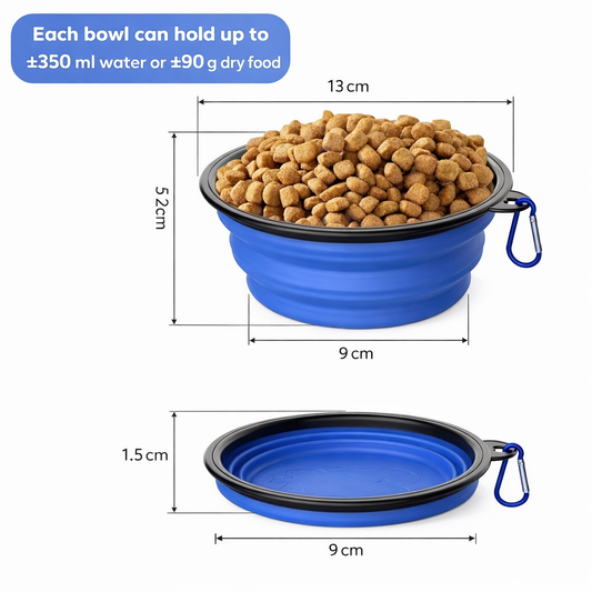 Pawz Collapsible Travel Pet Bowl