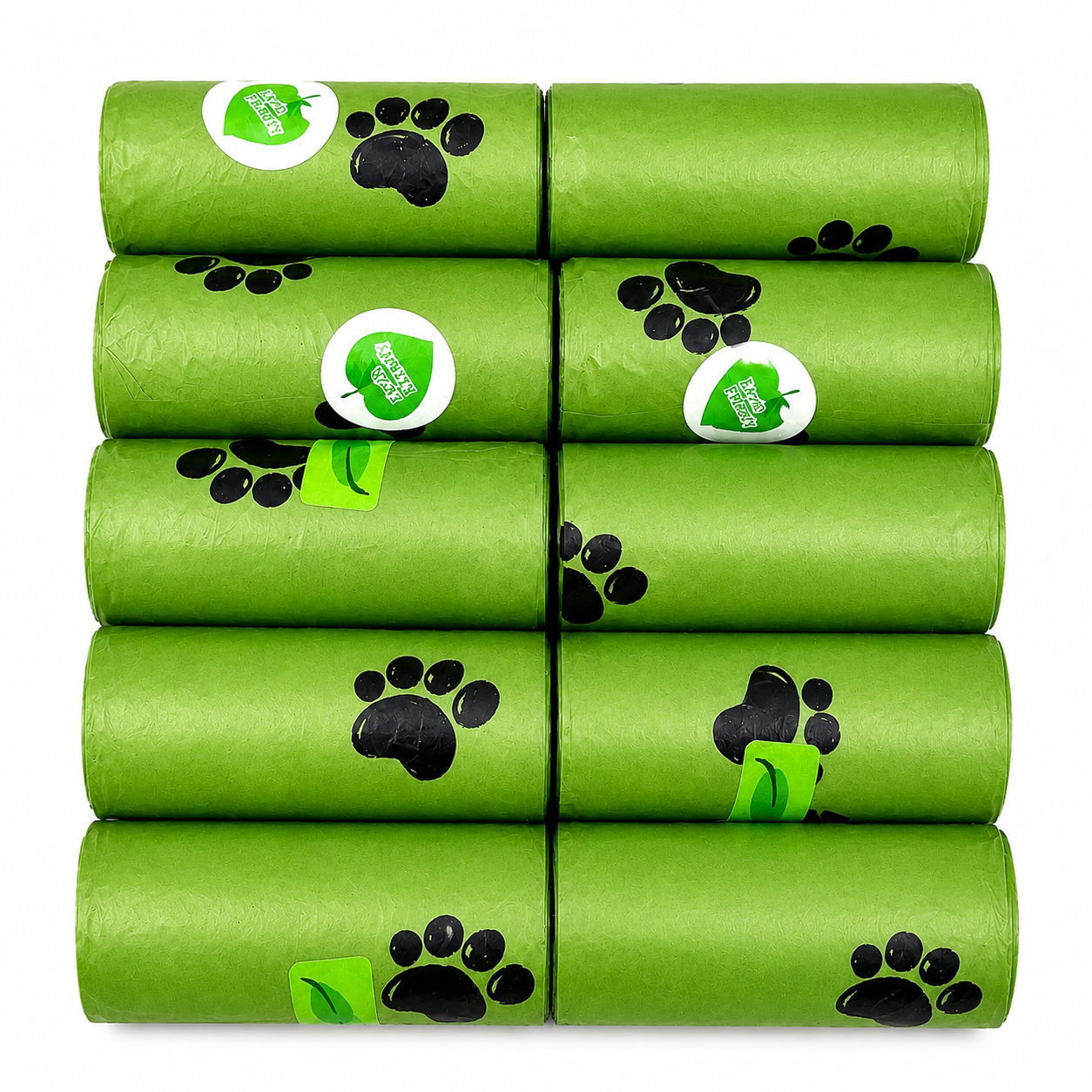 Durable dog waste bags Refill - 10 Roll Set