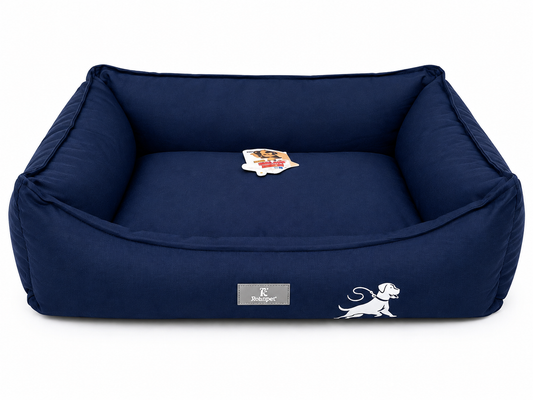 Navy Blue Comfort Dog Bed