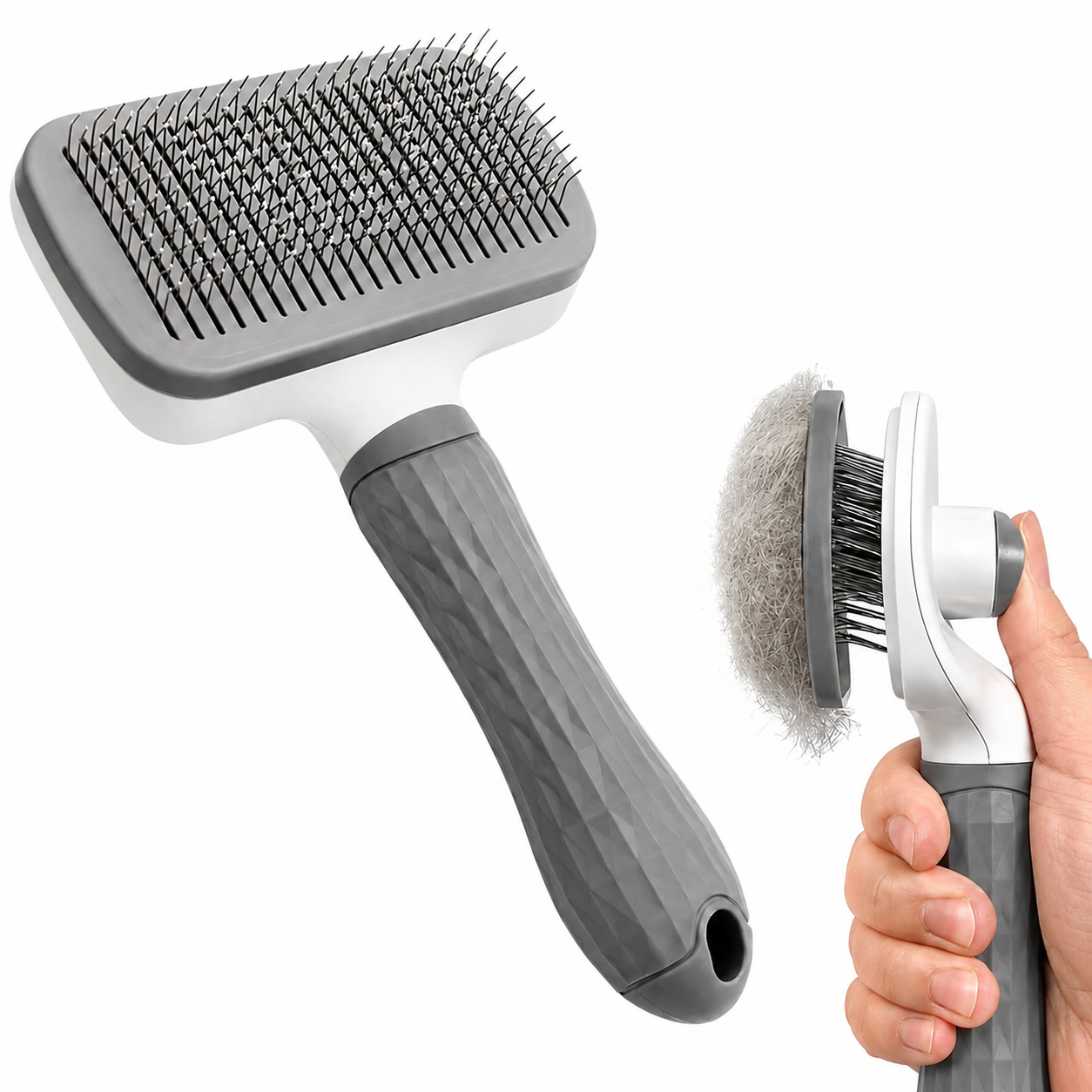 Pawz Self-Cleaning Slicker Brush