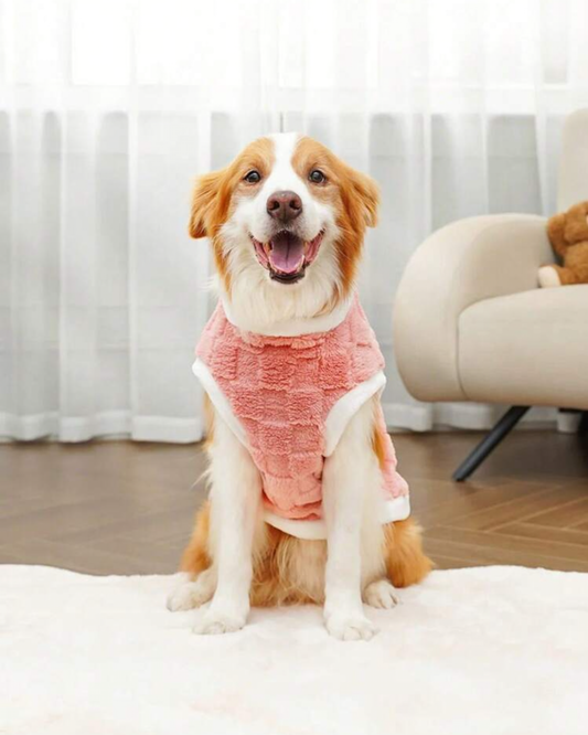 🩷 Premium Plush Fleece Dog Vest – Pink