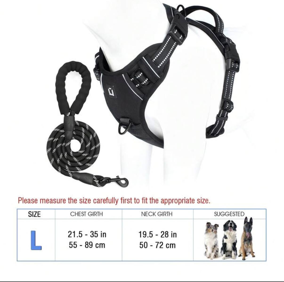 Reflective No-Pull Dog Harness