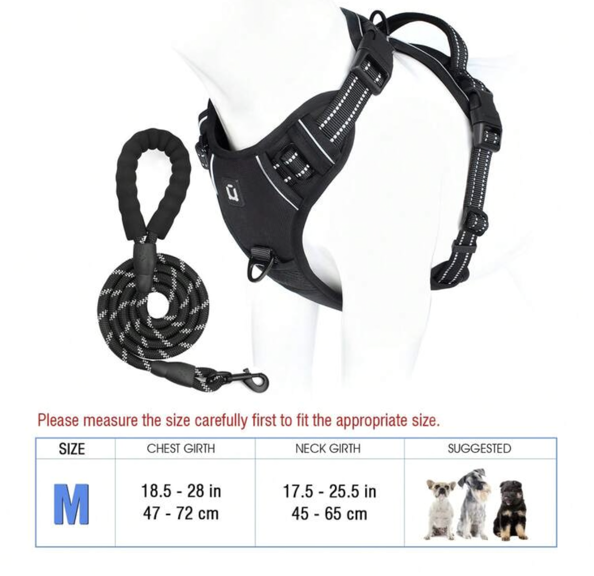 Reflective No-Pull Dog Harness