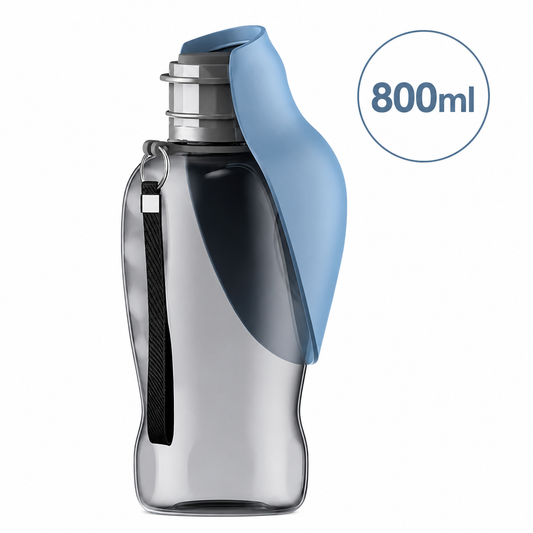 Pawz 800 ml Portable Dog Water Bottle – Leakproof Travel Drinking Bottle