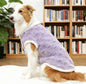 Lavender Plush Fleece Dog Vest