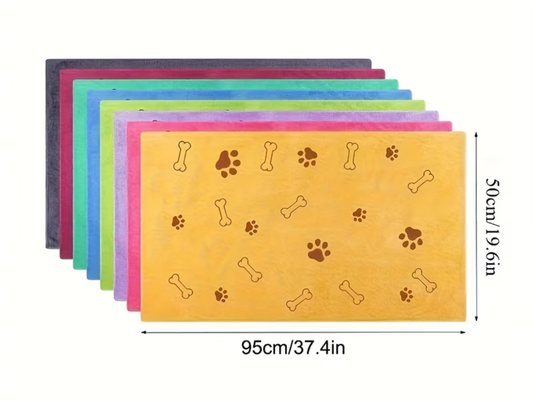 🐾 Super Absorbent Dog Drying Towel