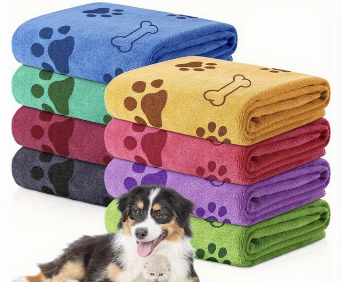 🐾 Super Absorbent Dog Drying Towel
