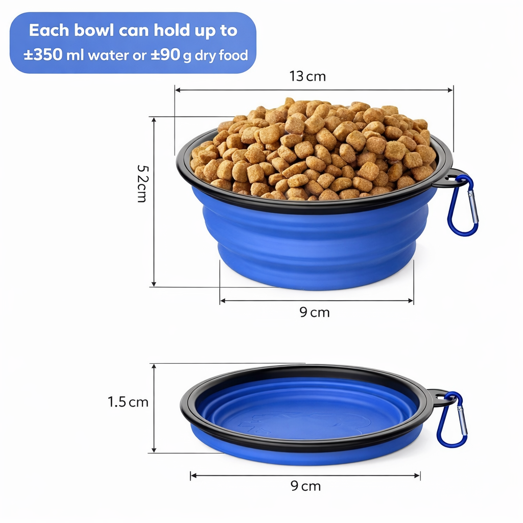 Pawz Collapsible Travel Pet Bowl