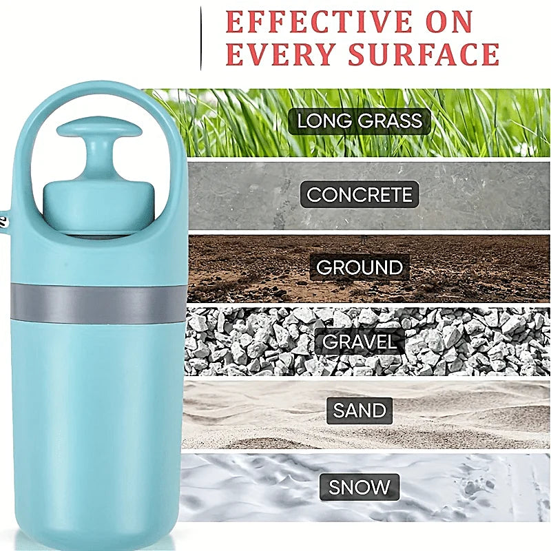 Portable Dog Poop Scooper with Built-In Bag Holder