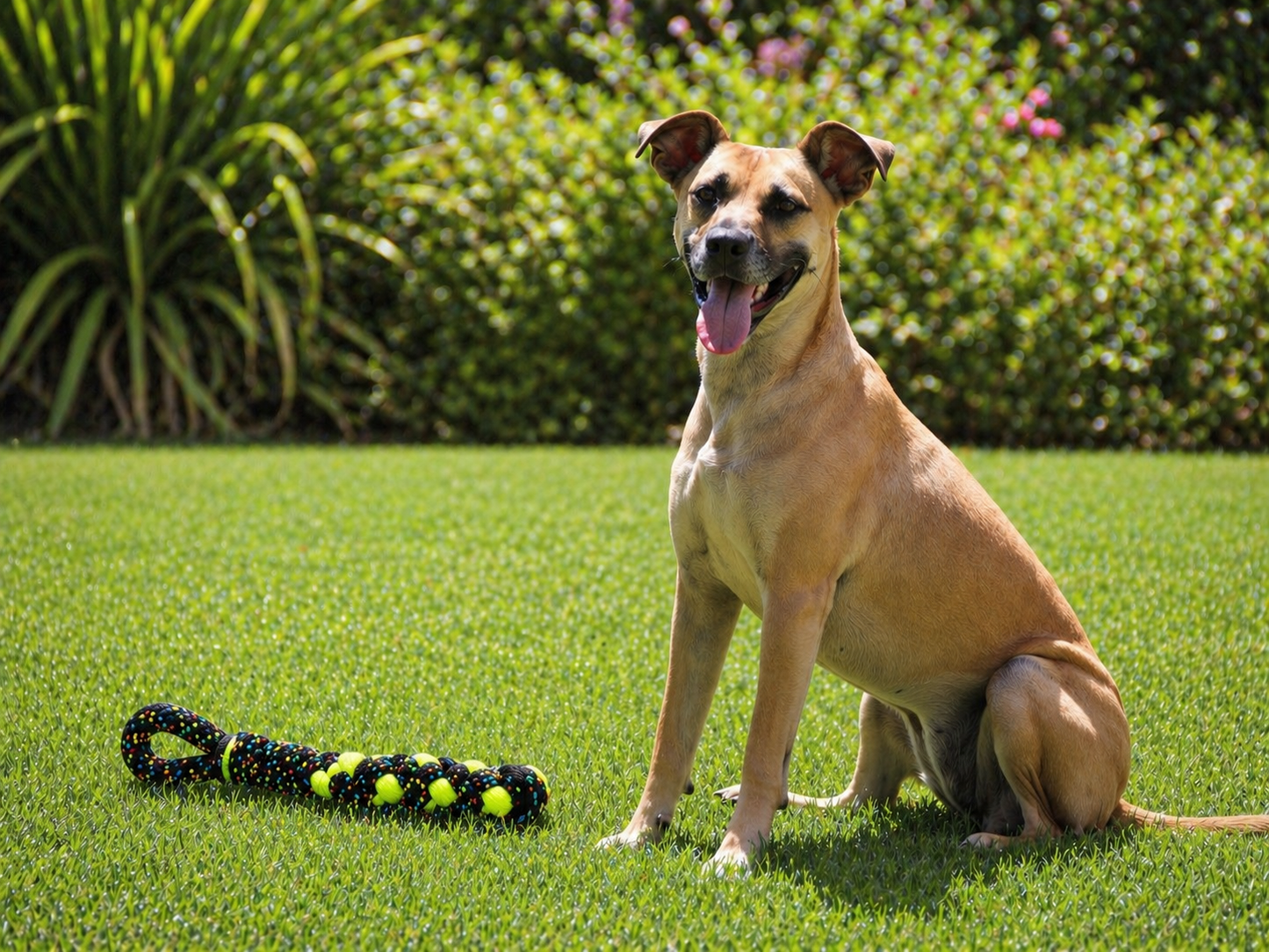 Neon Rope Tug Toy
