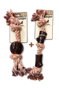 Pawz Dental Chew Rope Bundle – Ball Rope + Bone Tug Toy