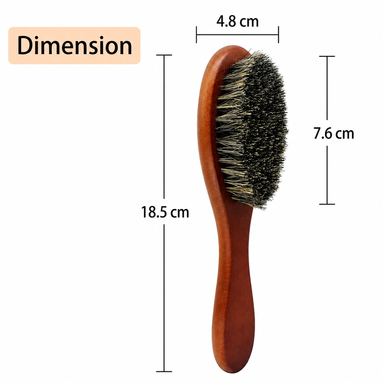 Premium Wooden Grooming Brush