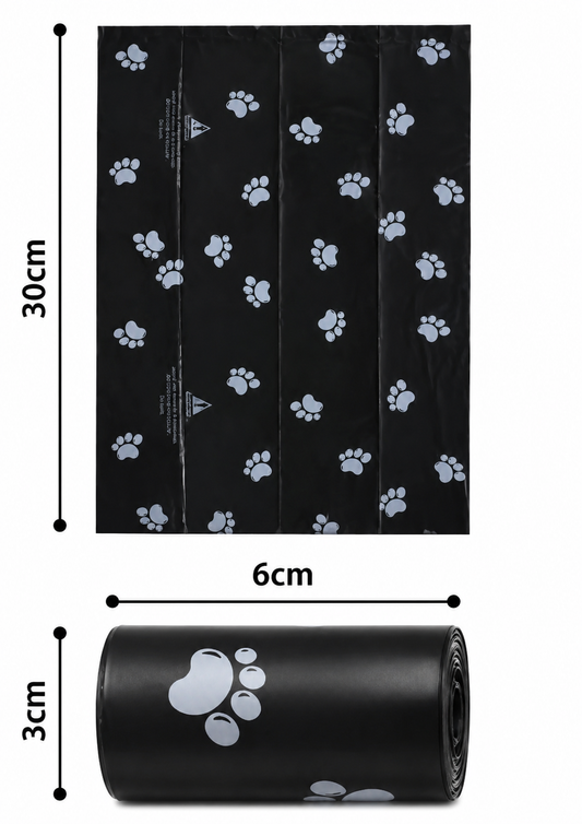 Durable dog waste bags Refill - 10 Roll Set