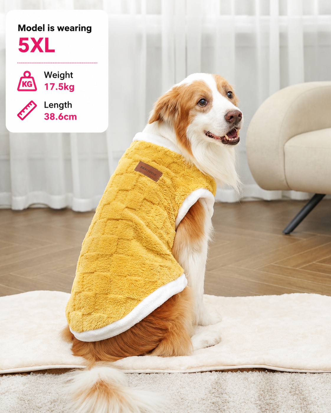 🐾 Cozy Plush Dog Vest