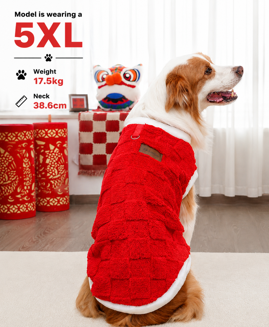 🐾 Premium Plush Fleece Dog Vest