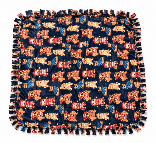 Double-Layer Fleece Dog Blanket – 1.5 × 1.5 m