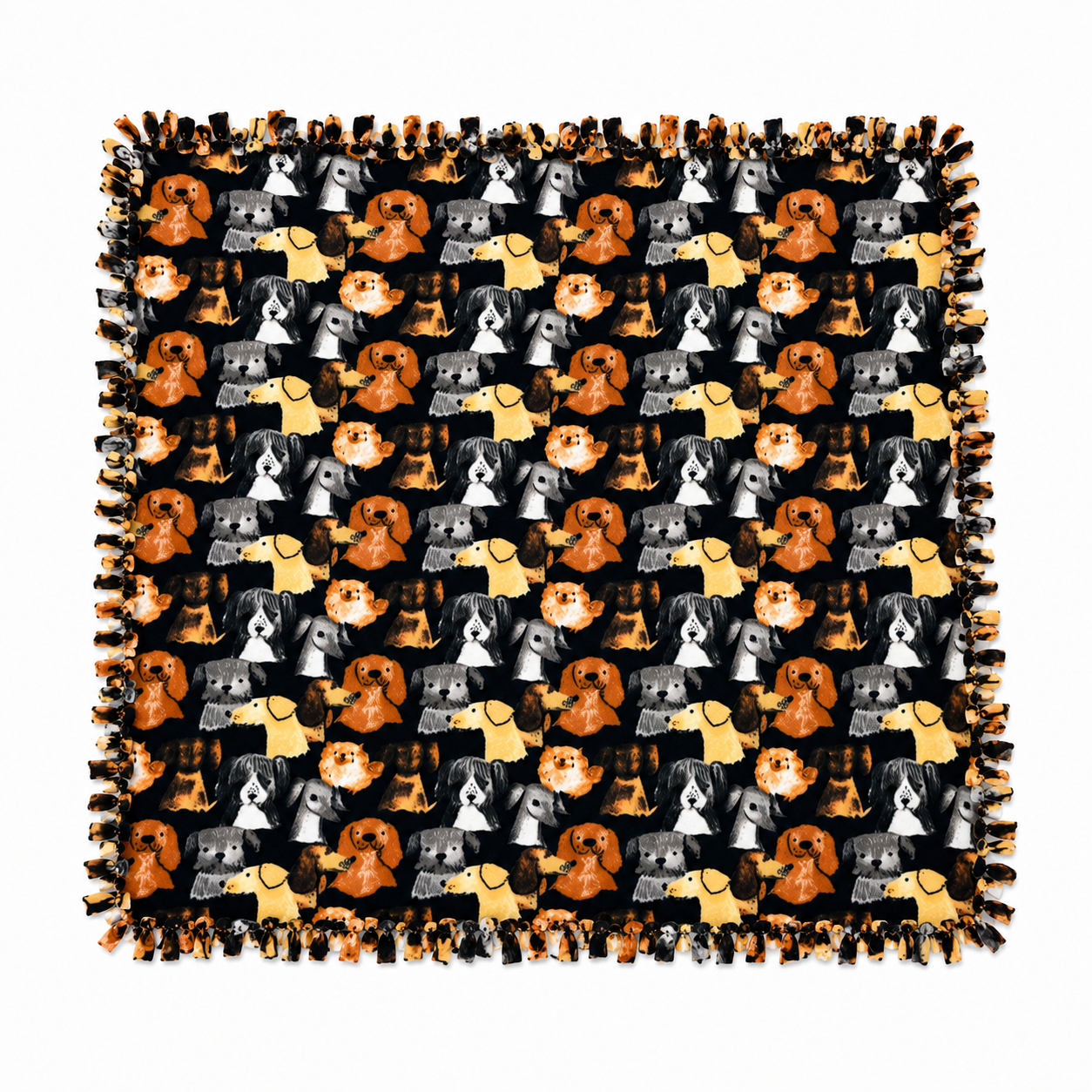 Double-Layer Fleece Dog Blanket – 1.5 × 1.5 m