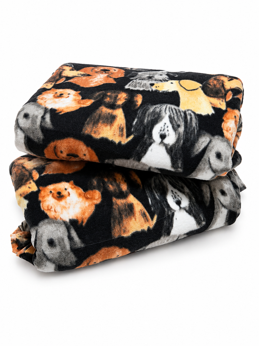 Double-Layer Fleece Dog Blanket – 1.5 × 1.5 m