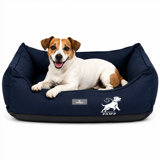 Navy Blue Comfort Dog Bed