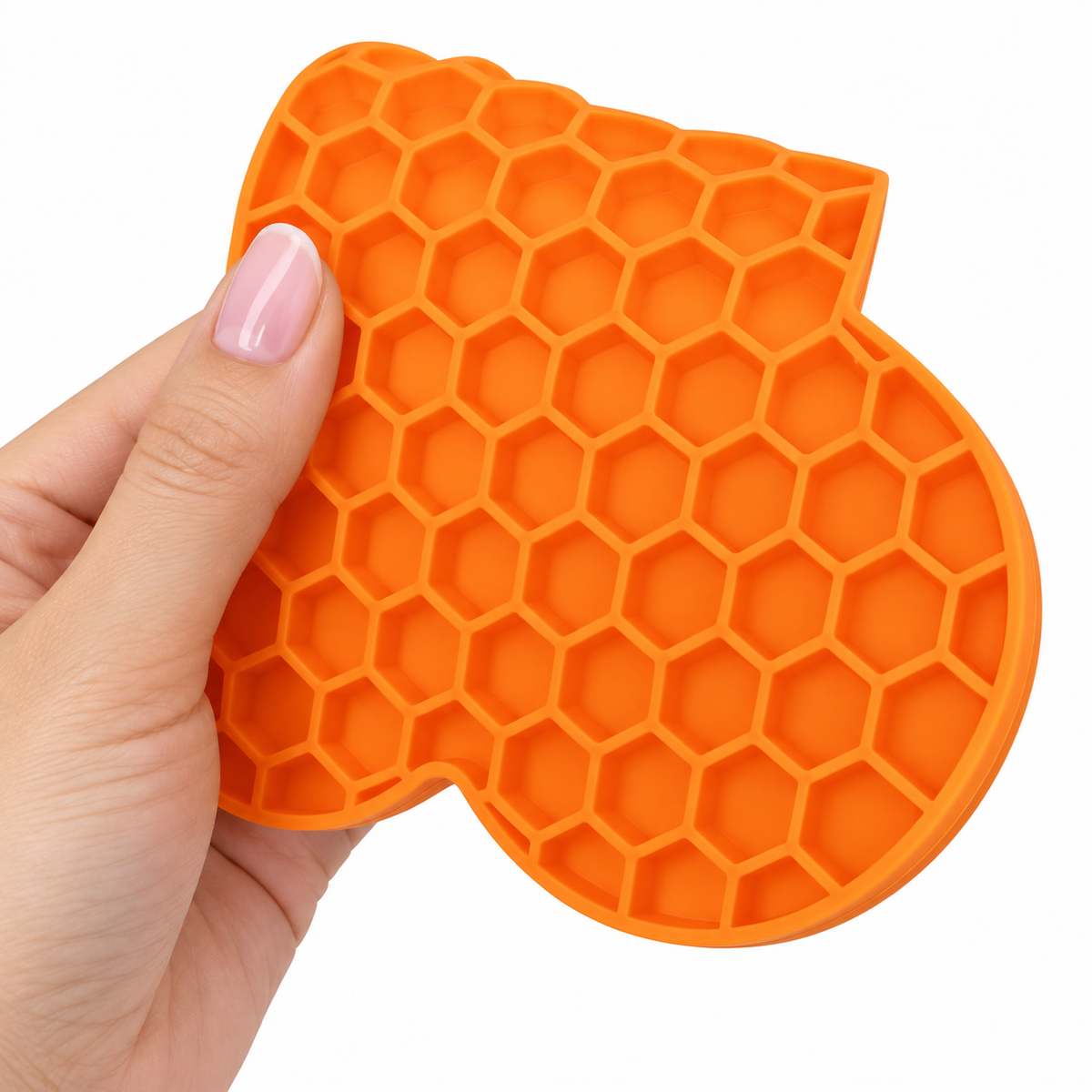 🐾 Bone-Shaped Silicone Lick Mat – 18 × 11 cm