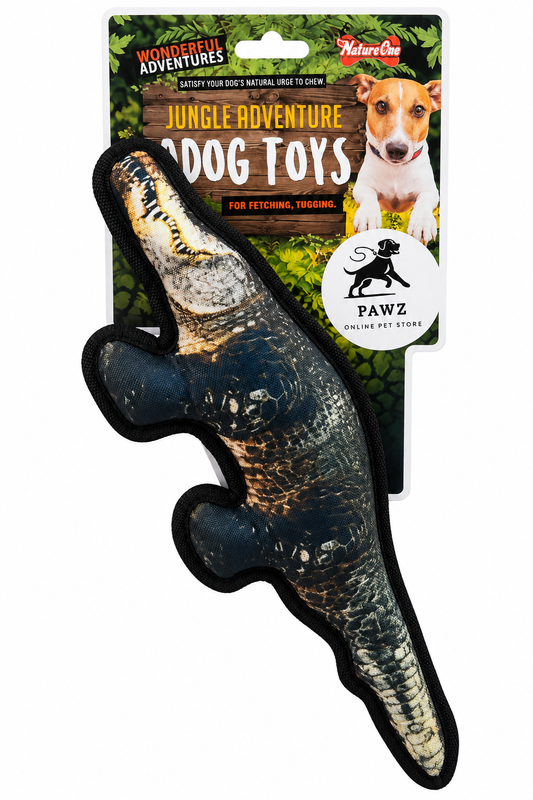 🐊 Jungle Adventure Crocodile Dog Toy