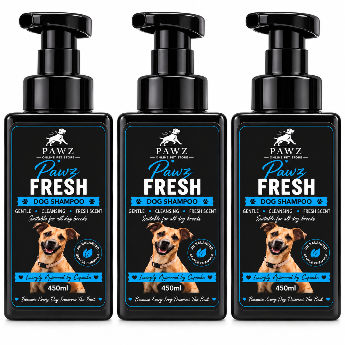 🐾 Pawz Fresh Dog Shampoo & Conditioner – 450ml